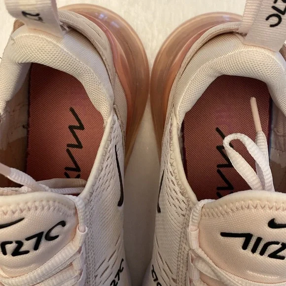 Nike Air Max 270 Sneakers in White and Pink AH6789-604 Size 9 Women’s - Picture 3 of 9